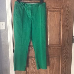 Lands’ End Tall Mid Rise Chinos Green Size 10